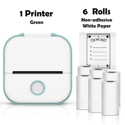 Wireless Inkless Mini Printer