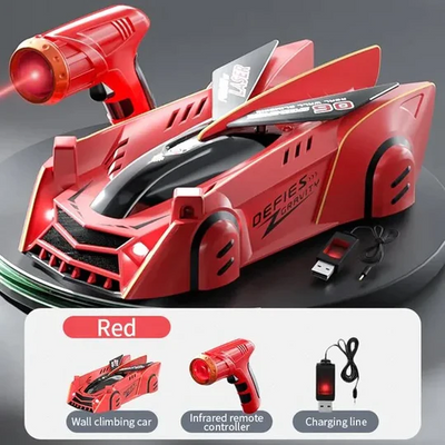 Gravity Defying Laser-Guided RC Car