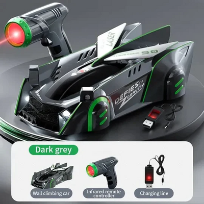 Gravity Defying Laser-Guided RC Car