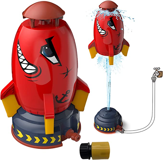 Rocket Sprinkler for Kids