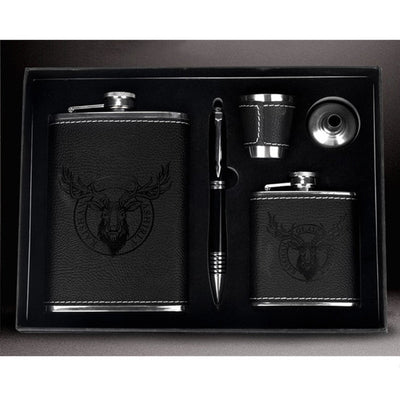 SleekSip Stainless Steel Flask Set