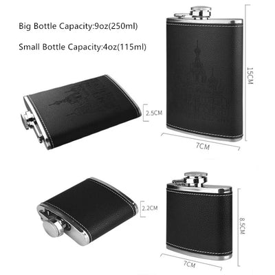 SleekSip Stainless Steel Flask Set