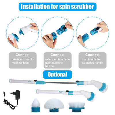 TurboSpin Multi-Surface Scrubber