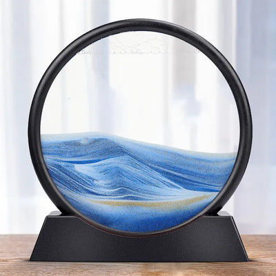 Oceanic Visions: 3D Moving Sand Art