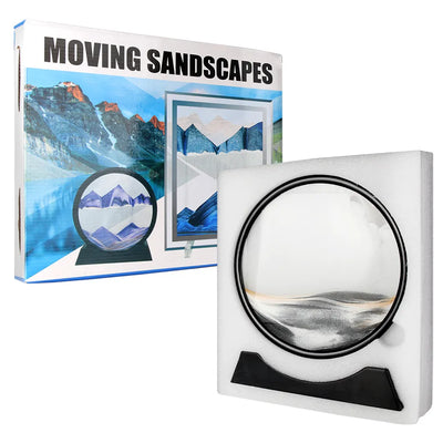 Oceanic Visions: 3D Moving Sand Art