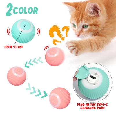 Stimulo-Cat: Auto-Rolling Playmate Ball