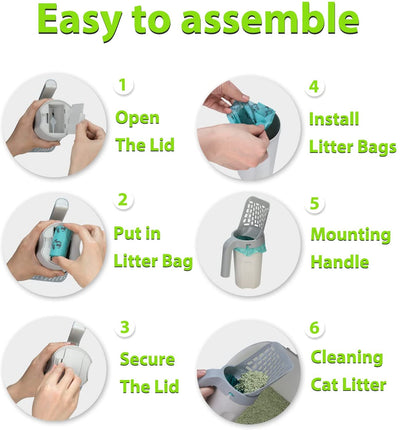 Kitty Litter Scoop Self-cleaning