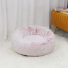 Cozy Haven Plush Cat Donut Bed