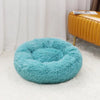 Cozy Haven Plush Cat Donut Bed