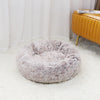 Cozy Haven Plush Cat Donut Bed