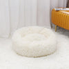 Cozy Haven Plush Cat Donut Bed