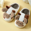 Cozy Moo-Cow Winter Slippers